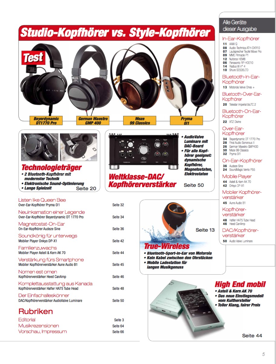 HiFi Die neue „Ear In“ ist da: Acht aktuelle Spitzen-In-Ears im Test - Studio- vs. Style-Kopfhörer - News, Bild 3