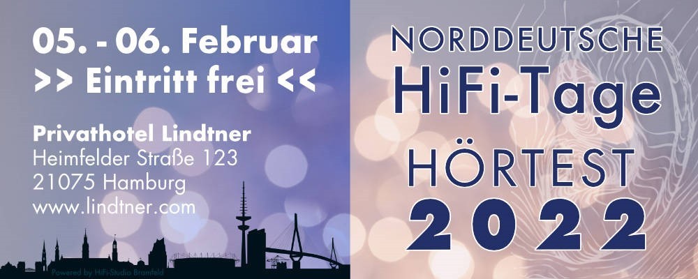 HiFi HÖRTEST 2022: Norddeutsche HiFi-Tage Anfang Februar sind abgesagt, Bild 1 HiFi HÖRTEST 2022: Norddeutsche HiFi-Tage Anfang Februar sind abgesagt - News, Bild 1
