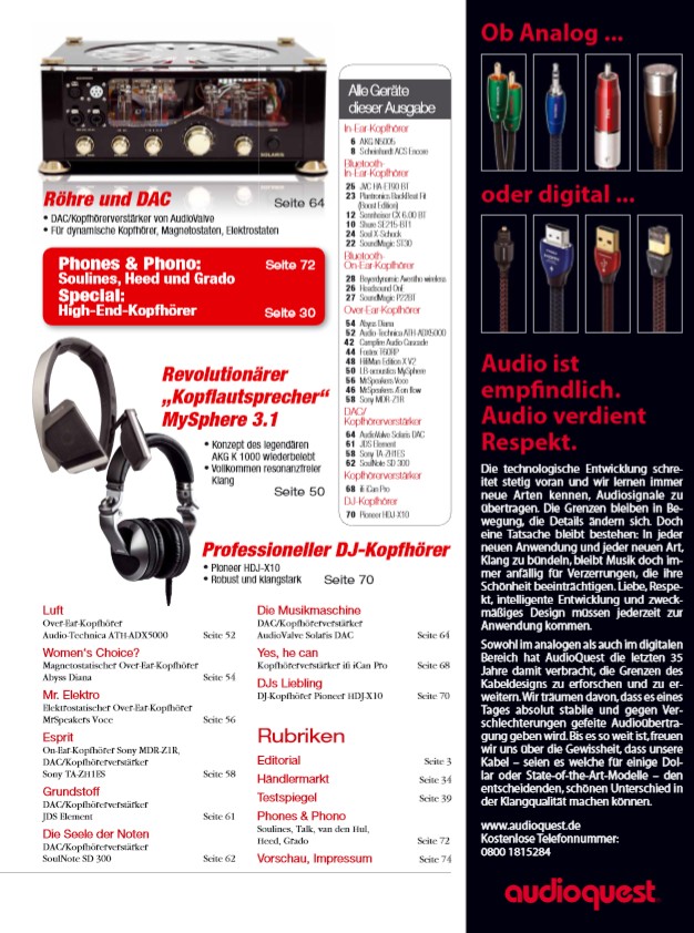 HiFi In der neuen „EAR IN“: Sportkopfhörer-Special und High-End-Kopfhörer im Test - News, Bild 3