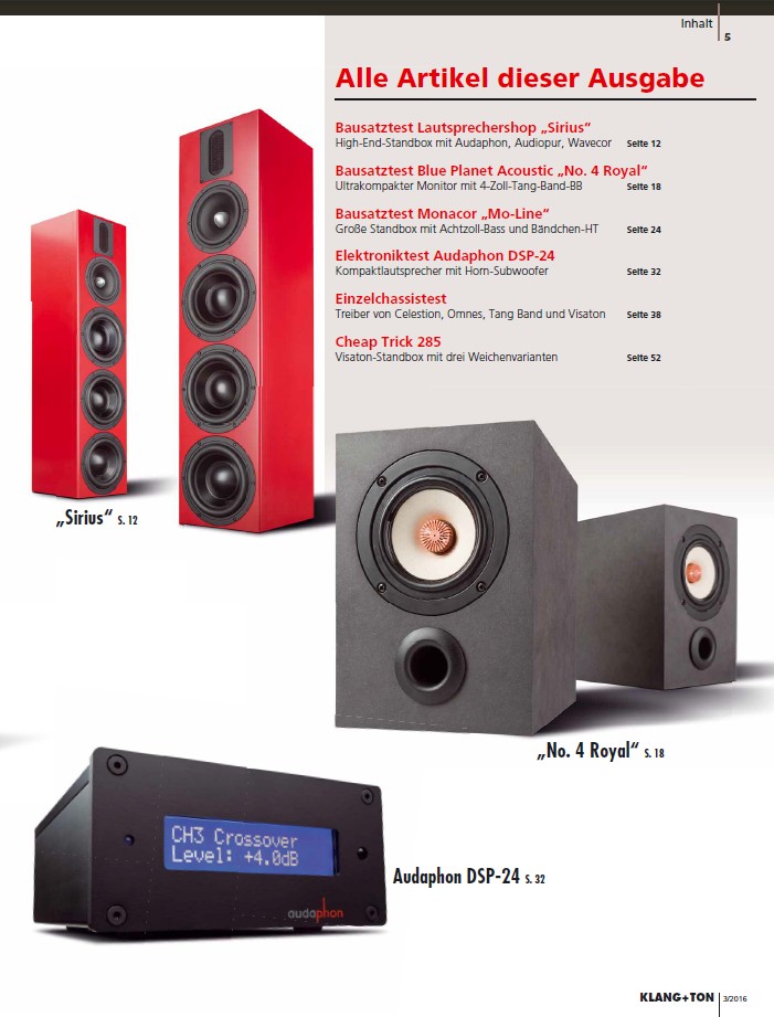HiFi Killerbox für 70 Euro: Die neue „Klang + Ton“ ist ein Muss für jeden Lautsprecher-Bastler, Bild 3 HiFi Killerbox für 70 Euro: Die neue „Klang + Ton“ ist ein Muss für jeden Lautsprecher-Bastler - News, Bild 3