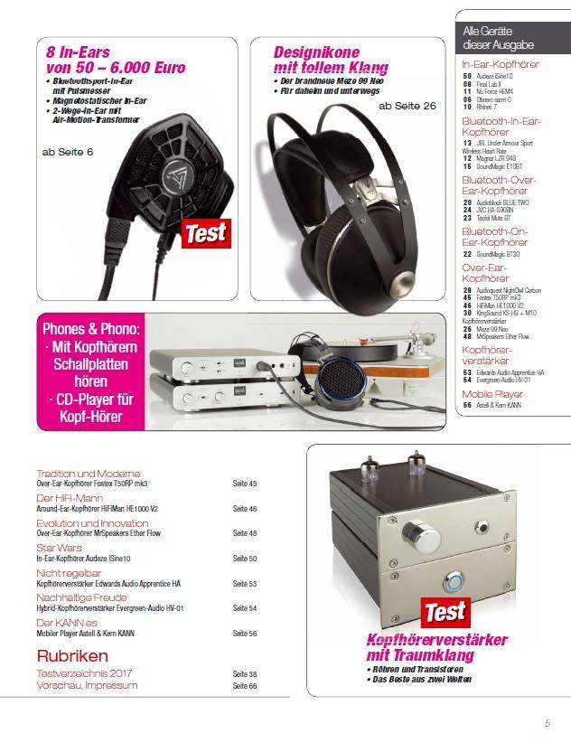 HiFi Magnetostaten: Das sollten Sie wissen - Die besten hochwertigen Kopfhörer in der neuen „EAR IN“ - News, Bild 3