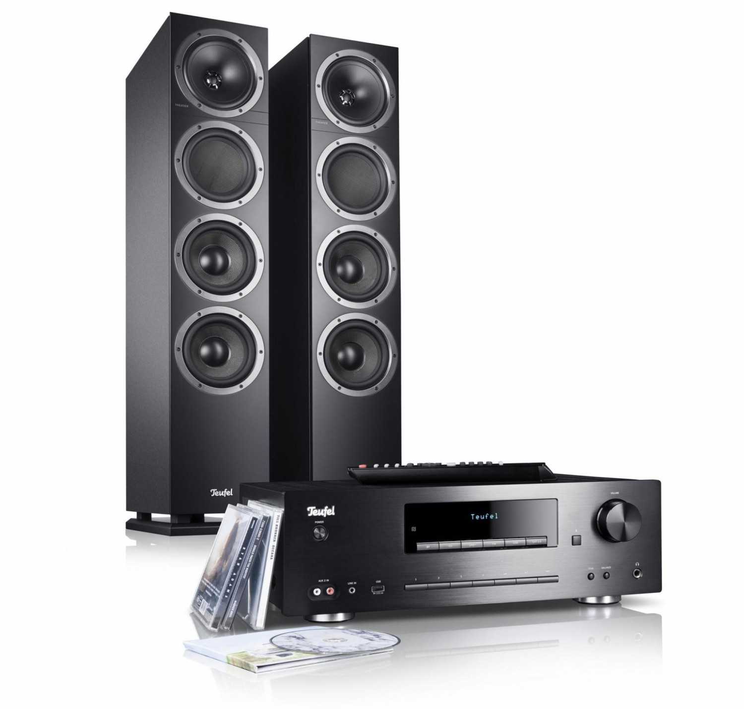 CDReceiver und zwei Lautsprecher Neues StereoBundle von