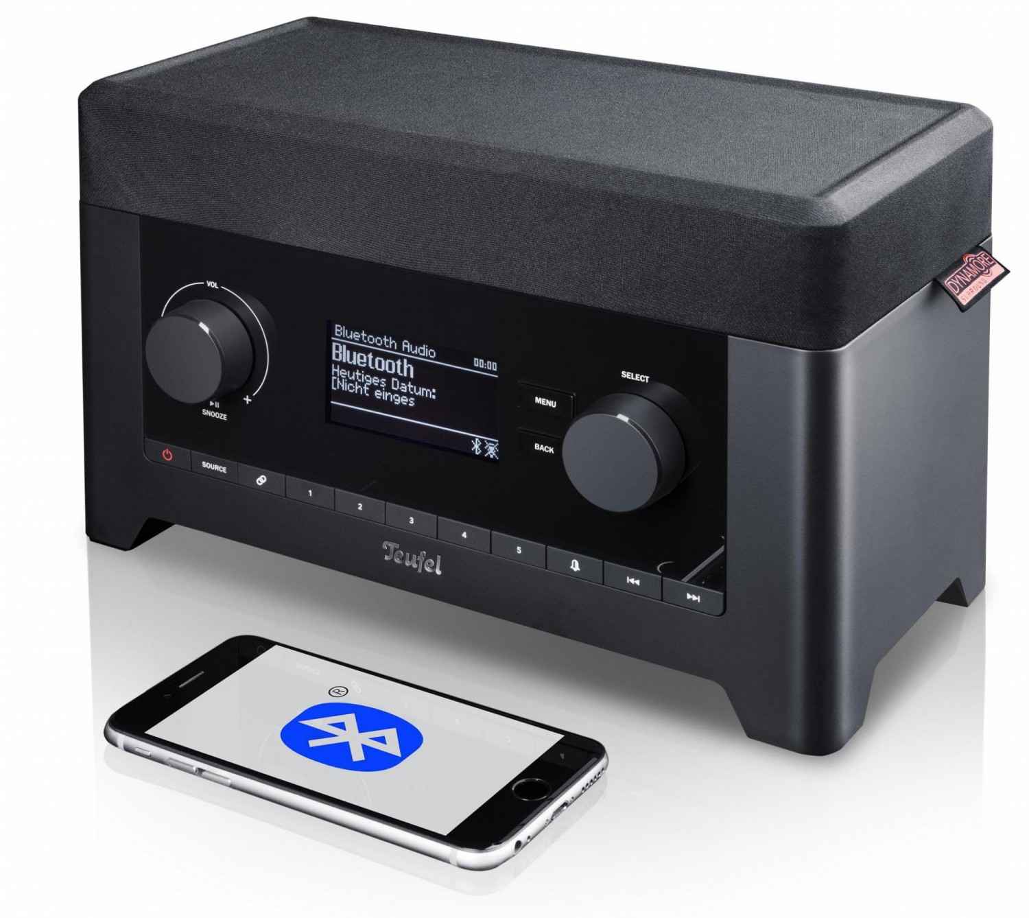 UKW, DAB+ und 3sixty von Teufel mit Bluetooth und