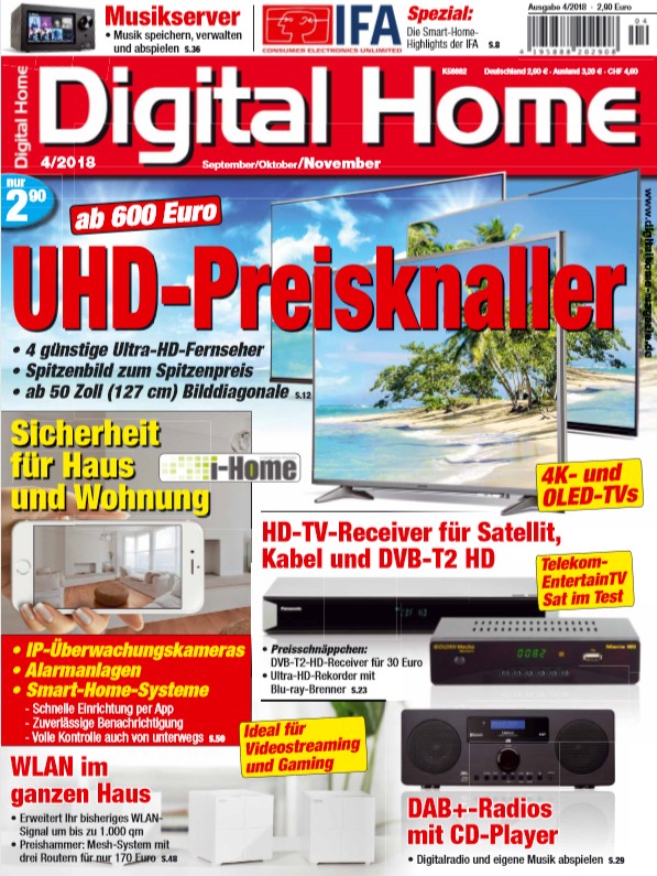 Uhd Preisknaller Ab 600 Euro Digital Home Testet Vier Gunstige