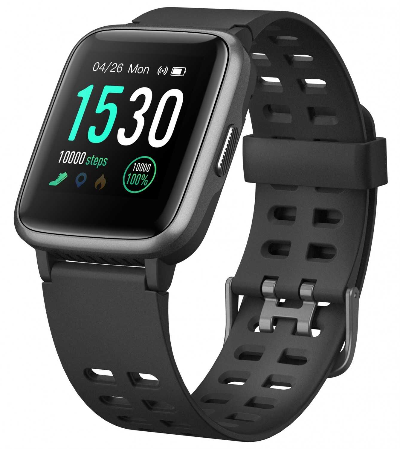 FitnessUhr mit GPS und Bluetooth Herzfrequenz, Schritte und Kalorien