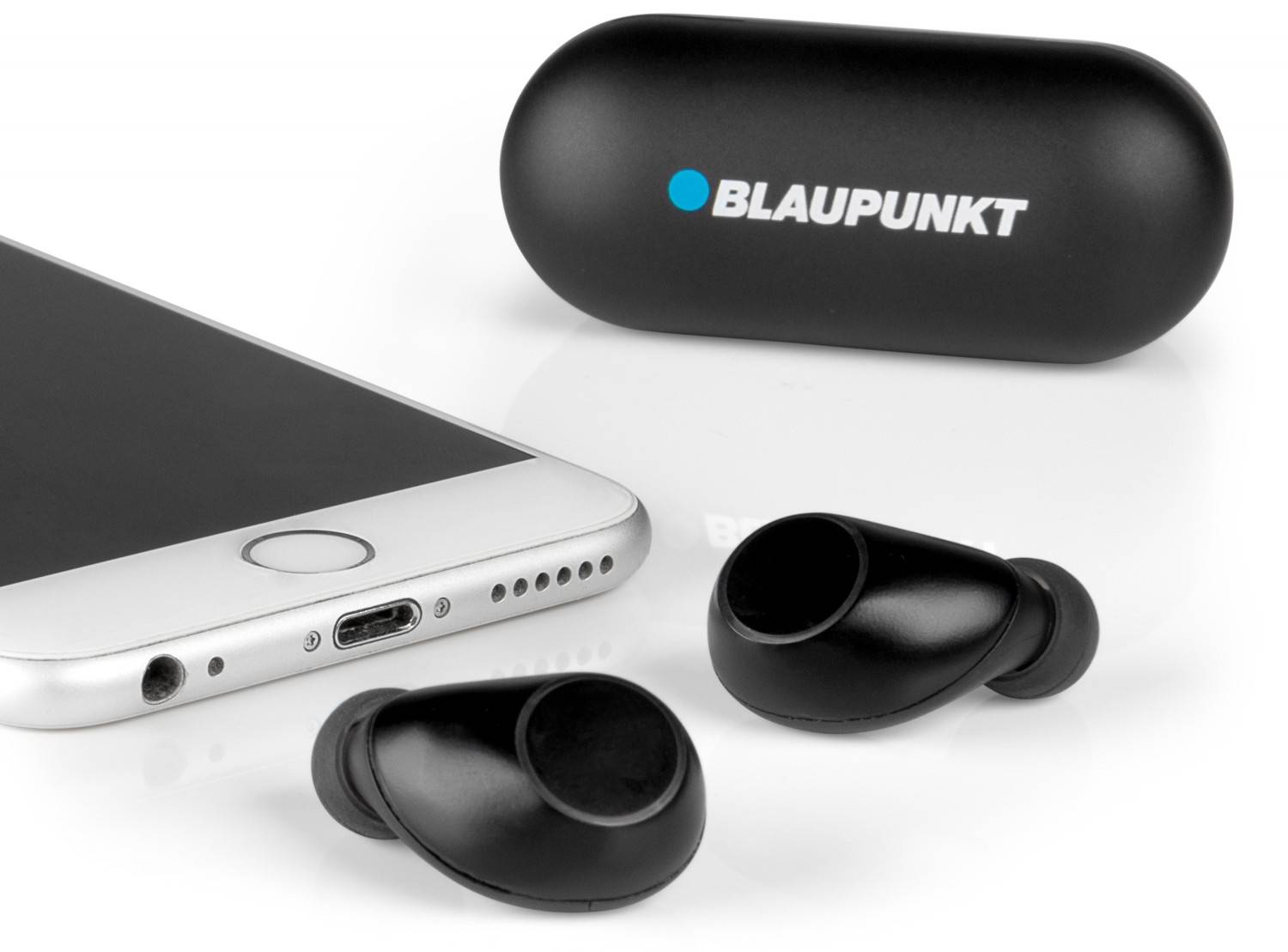 Blaupunkt True Wireless In Ear Kopfhörer Kabellose In-Ear-Kopfhörer mit True Wireless Stereo, Touchsensor und