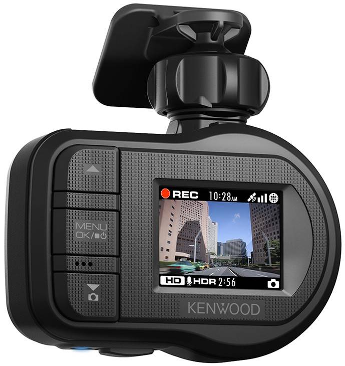 Kenwood HD-Dashcam von Kenwood mit GPS, G-Sensor und 3,8-cm-Farbdisplay, Bild 1 Car-Media HD-Dashcam von Kenwood mit GPS, G-Sensor und 3,8-cm-Farbdisplay - News, Bild 1