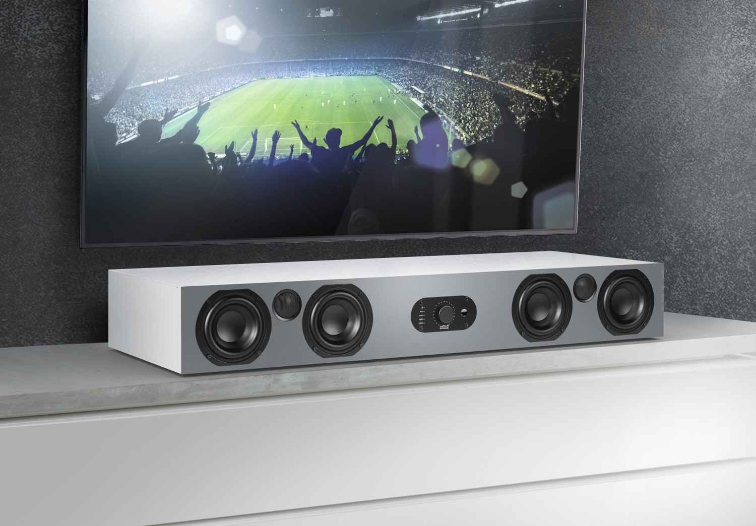 Heimkino Premiere für vollaktive Zwei-Wege-Soundbar nuBoxx AS-425 max  - News, Bild 1