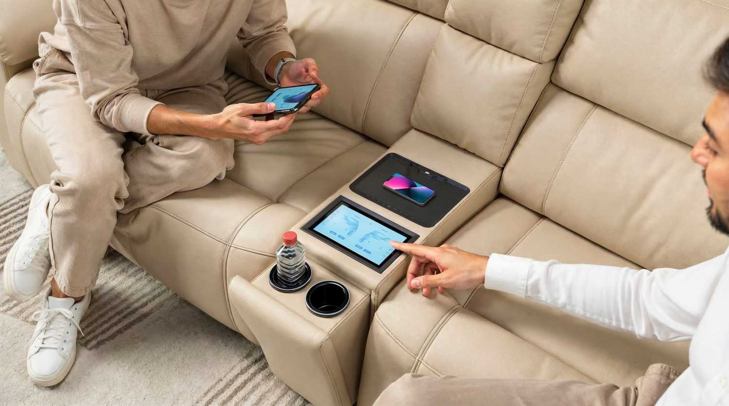 Heimkino Ardea Heimkinosessel: Touchscreen-Steuerung trifft Wellness- Technologie - News, Bild 4