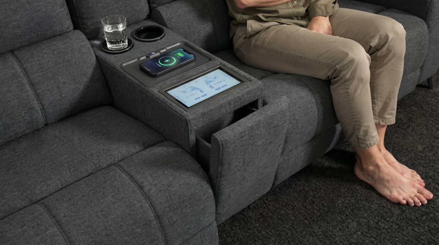 Heimkino Riva Kinosofa: Bluetooth-Vibration und intuitive Bedienelemente für Entertainment-Fans - News, Bild 7