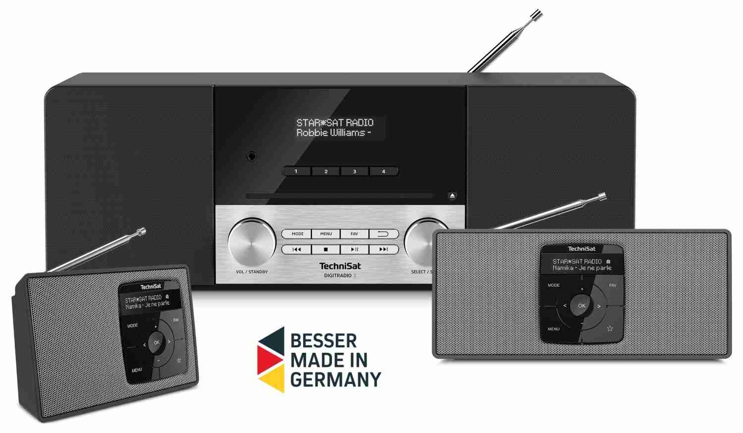 HiFi Drei neue Digitalradios von Technisat - Mit Akku und CD-Player - News, Bild 1