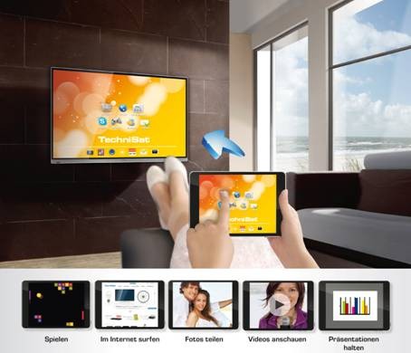 Technisat Mit dem neuen TechniCast Adapter Tablet-Inhalte auf einen Fernseher streamen, Bild 1 mobile Devices Mit dem neuen TechniCast Adapter Tablet-Inhalte auf einen Fernseher streamen - News, Bild 1