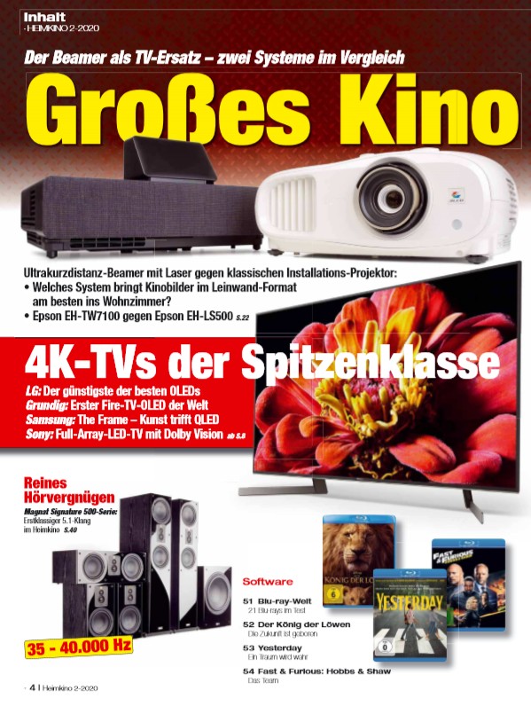 Grosses Kino Der Beamer Als Tv Ersatz Zwei Systeme Im Vergleich Bild 2
