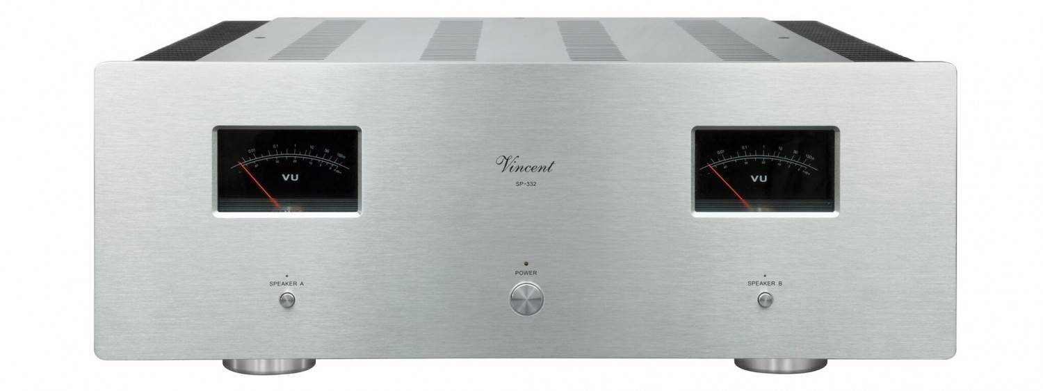 HiFi Vincent bietet neue Hybrid-Stereoendstufe SP-332 an - VU-Meter auf der Frontblende - News, Bild 1