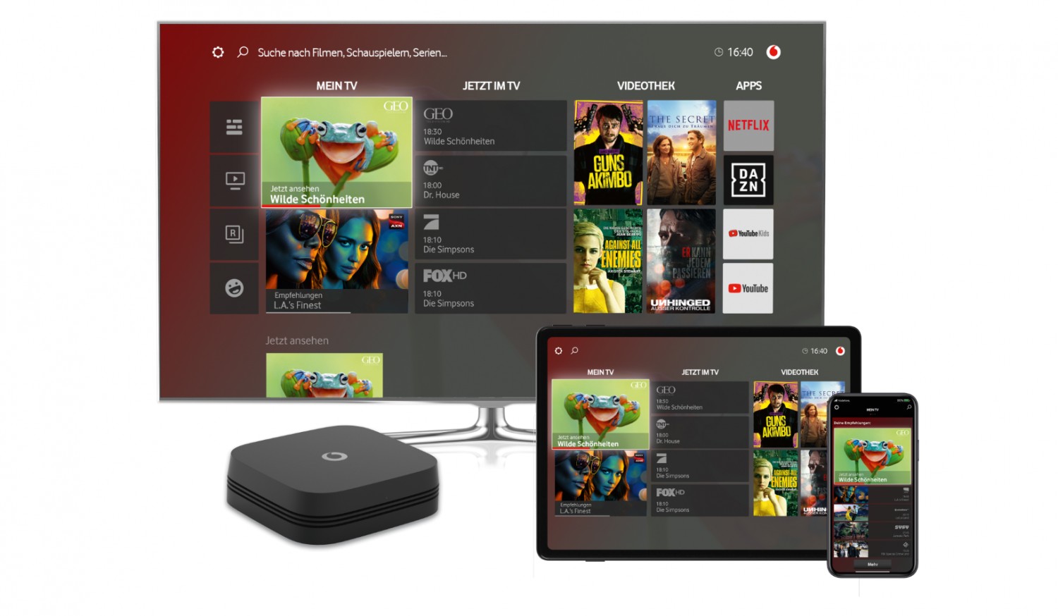 Vodafone Giga TV löst Horizon ab - GigaTV Cable Box 2 ab sofort Standard bei Vodafone in NRW, Hessen und BW, Bild 1 Car-Media Giga TV löst Horizon ab - GigaTV Cable Box 2 ab sofort Standard bei Vodafone in NRW, Hessen und BW - News, Bild 1