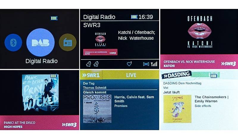 HiFi Mobiles Digitalradio mit DAB+ und UKW, LCD-Farbdisplay - News, Bild 2
