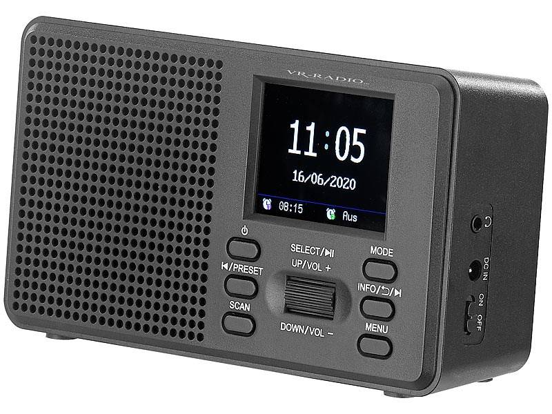 HiFi Mobiles Digitalradio mit DAB+ und UKW, LCD-Farbdisplay - News, Bild 3