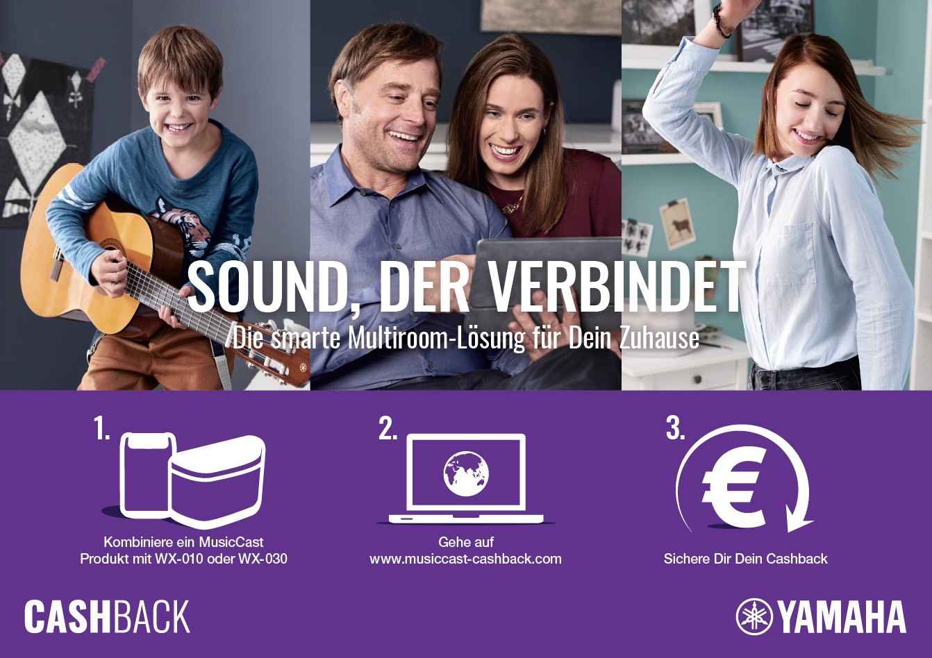Yamaha Noch bis nächste Woche: Cashback-Aktion von Yamaha für MusicCast-Geräte , Bild 1 HiFi Noch bis nächste Woche: Cashback-Aktion von Yamaha für MusicCast-Geräte - News, Bild 1