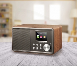 Albrecht Audio Digitalradio im Walnuss-Holzdesign: Albrecht DR 871 mit 2,4-Zoll-Farbdisplay, Bild 1 HiFi Digitalradio im Walnuss-Holzdesign: Albrecht DR 871 mit 2,4-Zoll-Farbdisplay - News, Bild 1