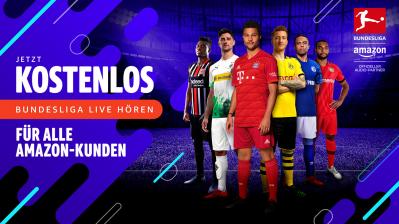 Amazon Amazon-Kunden hören ab sofort Bundesliga, den DFB-Pokal und die Champions League kostenlos, Bild 1 HiFi Amazon-Kunden hören ab sofort Bundesliga, den DFB-Pokal und die Champions League kostenlos - News, Bild 1