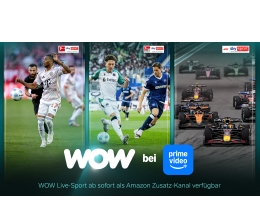 Marke: Amazon WOW Live-Sport ab sofort als Prime Video Zusatz-Kanal verfügbar, Bild 1 TV WOW Live-Sport ab sofort als Prime Video Zusatz-Kanal verfügbar - News, Bild 1