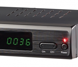 Auvisio Einsteiger-Receiver für DVB-T2 von Pearl - Media-Player und Internet-Dienste, Bild 1 Heimkino Einsteiger-Receiver für DVB-T2 von Pearl - Media-Player und Internet-Dienste - News, Bild 1