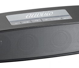 Auvisio Bluetooth-Stereo-Lautsprecher mit microSD, USB, FM-Radio und Mikrofon, Bild 1 HiFi Bluetooth-Stereo-Lautsprecher mit microSD, USB, FM-Radio und Mikrofon - News, Bild 1