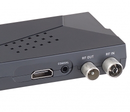 Auvisio HDMI, SCART und USB-Mediaplayer: Kompakter DVB-T2-Empfänger von Auvisio, Bild 1 TV HDMI, SCART und USB-Mediaplayer: Kompakter DVB-T2-Empfänger von Auvisio - News, Bild 1
