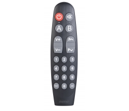 Auvisio Vorprogrammierte und lernfähige 5in1-Großtasten-Fernbedienung speziell für Senioren, Bild 1 TV Vorprogrammierte und lernfähige 5in1-Großtasten-Fernbedienung speziell für Senioren - News, Bild 1
