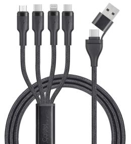 Marke: Callstel 8in1-Lade-/Datenkabel von Callstel - USB-C, USB-A, Micro-USB und Lightning, Bild 1 mobile Devices 8in1-Lade-/Datenkabel von Callstel - USB-C, USB-A, Micro-USB und Lightning - News, Bild 1