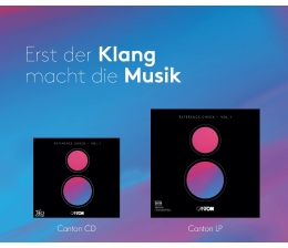 Canton Canton Reference Check Vol. 1 auf CD und Vinyl erhältlich, Bild 1 Medien Canton Reference Check Vol. 1 auf CD und Vinyl erhältlich - News, Bild 1
