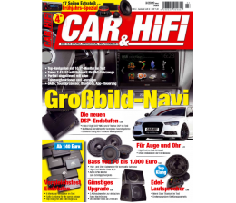 Car-Media In der „CAR&HIFI“: Großbild-Navi - Bass von 70 bis 1.000 Euro - Neue DSP-Endstufen, Bild 1 Car-Media In der „CAR&HIFI“: Großbild-Navi - Bass von 70 bis 1.000 Euro - Neue DSP-Endstufen - News, Bild 1