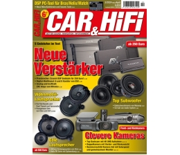 Marke: In der neuen „CAR&HiFi“: Neue Verstärker - Wohnmobil-Lautsprecher - Clevere Kameras, Bild 1 Car-Media In der neuen „CAR&HiFi“: Neue Verstärker - Wohnmobil-Lautsprecher - Clevere Kameras - News, Bild 1