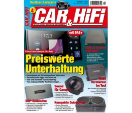 Car-Media In der neuen „Car&HiFi“: Preiswerte Unterhaltung - Sound für Camper - Kompakte Subwoofer, Bild 1 Car-Media In der neuen „Car&HiFi“: Preiswerte Unterhaltung - Sound für Camper - Kompakte Subwoofer - News, Bild 1