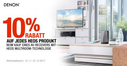 Heimkino Cashback-Kampagne von Denon und Marantz für HEOS Multiroom-System - News, Bild 1