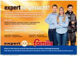Marke: expert experten gesucht!, Bild 1 Service experten gesucht! - News, Bild 1