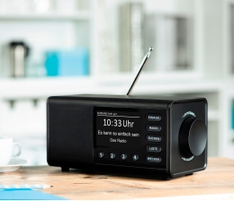 Hama Hama-Digitalradio DR 1000 DE: 4-Zoll-Display und wenige Tasten für einfache Bedienung , Bild 1 HiFi Hama-Digitalradio DR 1000 DE: 4-Zoll-Display und wenige Tasten für einfache Bedienung - News, Bild 1