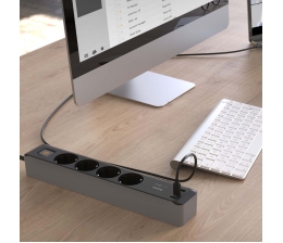 Marke: Hama Hama-Steckdosenleisten auch fürs Note- und Macbook, Bild 1 Produktvorstellung Hama-Steckdosenleisten auch fürs Note- und Macbook - News, Bild 1