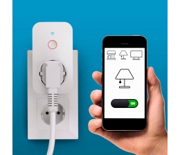 Hama Für die Steuerung per App oder Sprache: WiFi-Steckdose von Hama, Bild 1 Smart Home Für die Steuerung per App oder Sprache: WiFi-Steckdose von Hama - News, Bild 1