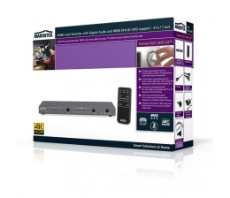 Heimkino Ein Kabel, bis zu vier Geräte am Flat-TV: HDMI-Switch von Marmitek unterstützt UHD, Bild 1 Heimkino Ein Kabel, bis zu vier Geräte am Flat-TV: HDMI-Switch von Marmitek unterstützt UHD - News, Bild 1