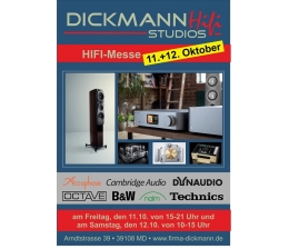 Heimkino Hausmesse bei TV+HIFI-Studio Dickmann in Magdeburg am 18. und 19. Oktober, Bild 1 Heimkino Hausmesse bei TV+HIFI-Studio Dickmann in Magdeburg am 18. und 19. Oktober - News, Bild 1