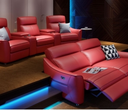 Heimkino Heimkino-Sofa von Sofanella mit Relax- und USB-Aufladefunktion  - News, Bild 1