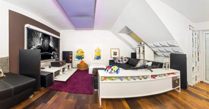 Marke: LESERKINO (9): Minion Lounge - 5.1-Wohnzimmerkino im „Philmpalast“ , Bild 1 Heimkino LESERKINO (9): Minion Lounge - 5.1-Wohnzimmerkino im „Philmpalast“ - News, Bild 1