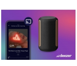 HiFi Neue „360 by Deezer“-Cast-Funktion jetzt mit Sony-Lautsprechern verfügbar, Bild 1 HiFi Neue „360 by Deezer“-Cast-Funktion jetzt mit Sony-Lautsprechern verfügbar - News, Bild 1