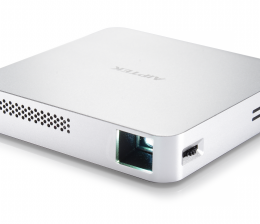 HiFi Pico-Projektor MobileCinema i70 von Aiptek mit WLAN, Akku und Lautsprechern, Bild 1 HiFi Pico-Projektor MobileCinema i70 von Aiptek mit WLAN, Akku und Lautsprechern - News, Bild 1
