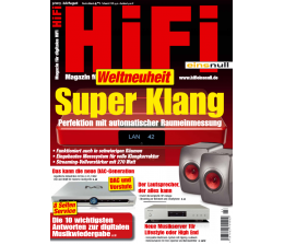 HiFi Weltneuheit: Streaming-Vollverstärker mit automatischer Raumeinmessung in der neuen „HiFi einsnull“ , Bild 1 HiFi Weltneuheit: Streaming-Vollverstärker mit automatischer Raumeinmessung in der neuen „HiFi einsnull“ - News, Bild 1