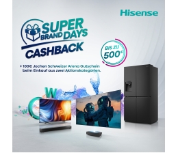 Marke: Hisense Finale: Cashback-Kampagne von Hisense für Fernseher, Laser-TVs und Soundbars auf Zielgerade, Bild 1 Heimkino Finale: Cashback-Kampagne von Hisense für Fernseher, Laser-TVs und Soundbars auf Zielgerade - News, Bild 1