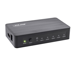 Marke: Inline Fünffacher HDMI-Switch von InLine mit 4K-Auflösung, Bild 1 TV Fünffacher HDMI-Switch von InLine mit 4K-Auflösung - News, Bild 1