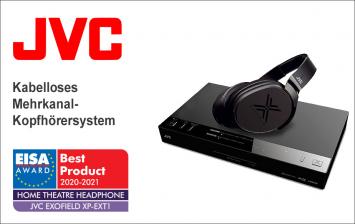 JVC Neue JVC Soundtechnologie bietet eine speziell auf den jeweiligen Zuhörer abgestimmte Mehrkanal-Wiedergabe per Kopfhörer, Bild 1 Heimkino Neue JVC Soundtechnologie bietet eine speziell auf den jeweiligen Zuhörer abgestimmte Mehrkanal-Wiedergabe per Kopfhörer - News, Bild 1