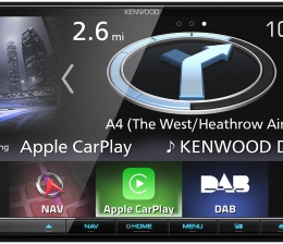 Kenwood Apple CarPlay und Android Auto: Neuer Navitainer von Kenwood mit 17,7-cm-Touchscreen, Bild 1 Car-Media Apple CarPlay und Android Auto: Neuer Navitainer von Kenwood mit 17,7-cm-Touchscreen - News, Bild 1